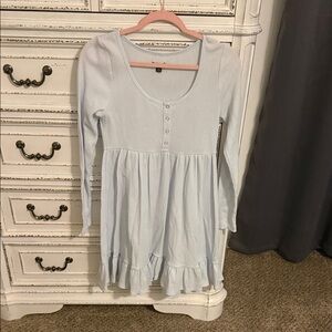 Wild Fable Light Blue Long Sleeve Dress